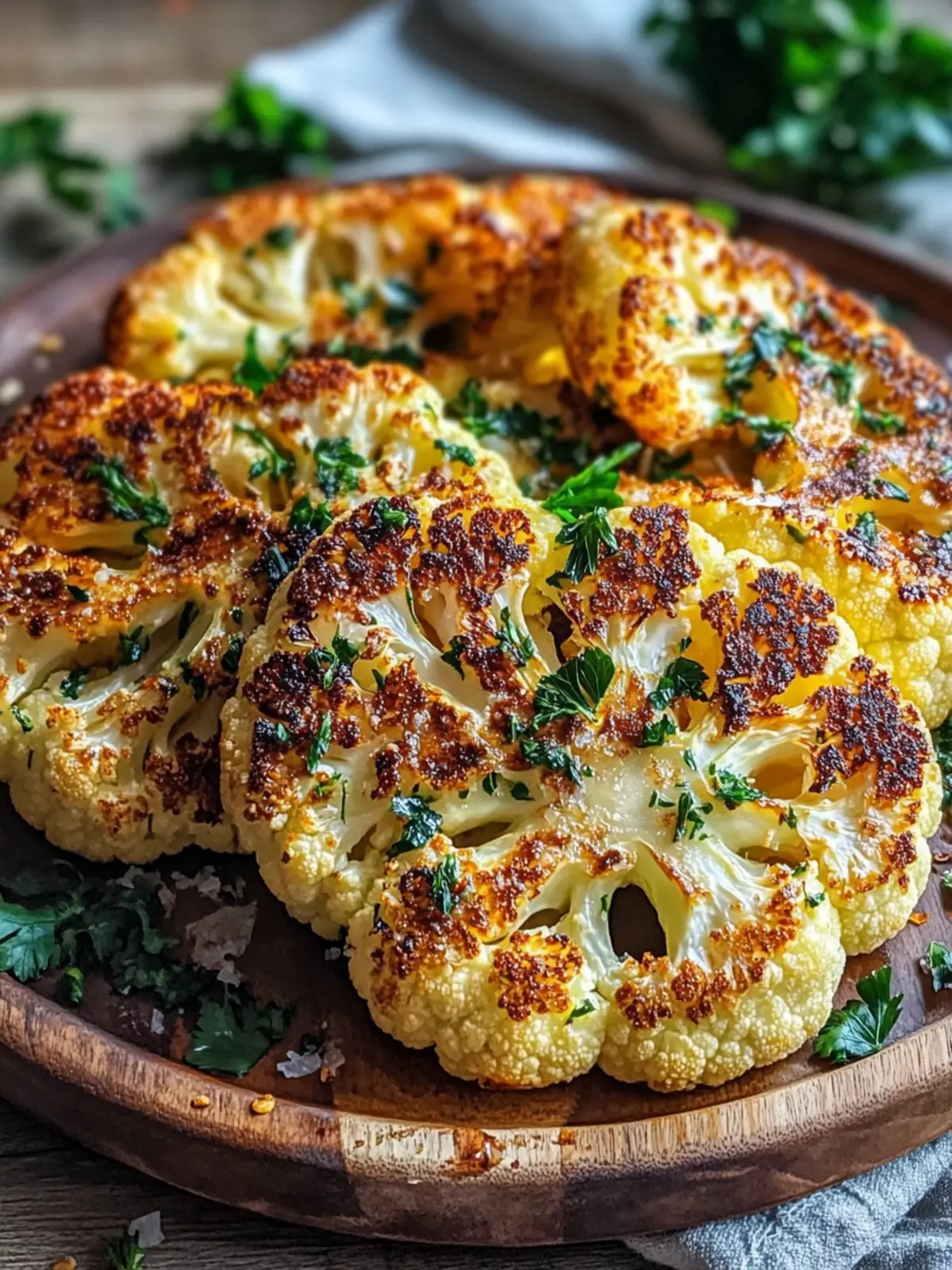 Crispy Baked Cauliflower Steaks: Your New Favorite Healthy Dish 4 Crispy Baked Cauliflower Steaks
