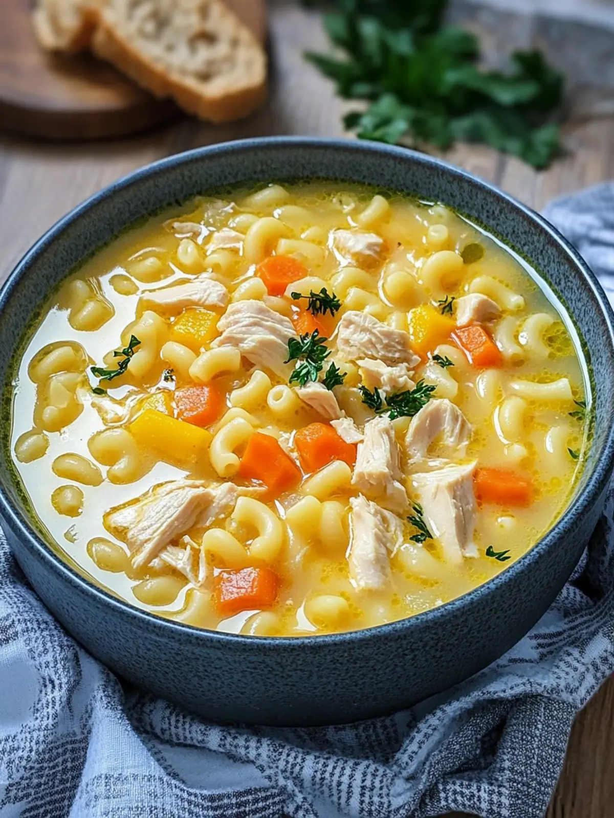 Delicious Chicken Macaroni Soup for a Cozy Night In 2 Chicken Macaroni Soup