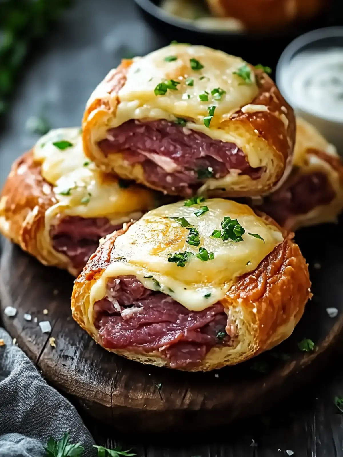 Keto Corned Beef and Cheese Roll-Ups – Flavorful Quick Fix 4 Keto Corned Beef und Käsebrötchen – Schnelle Snacks für Feinschmecker