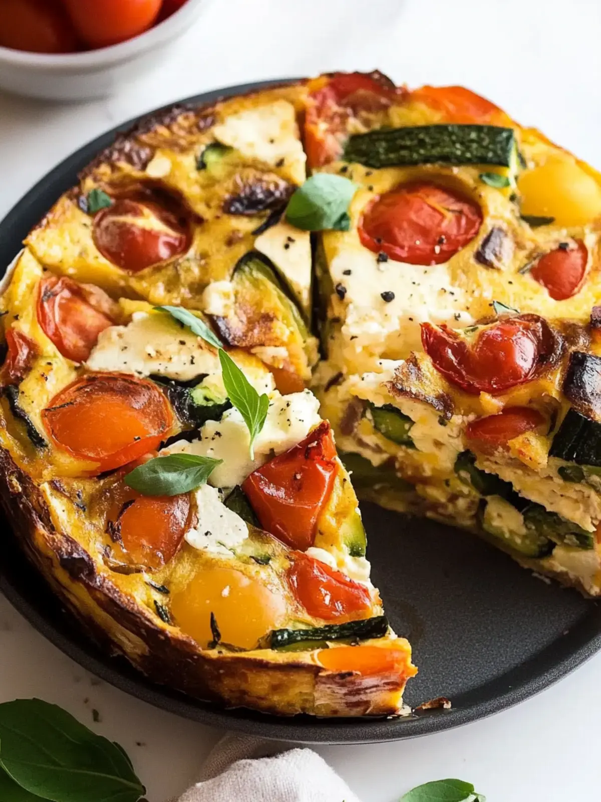 Perfectly Easy Frittata de Verduras al Horno for Meal Prep 2 Frittata de verduras al horno