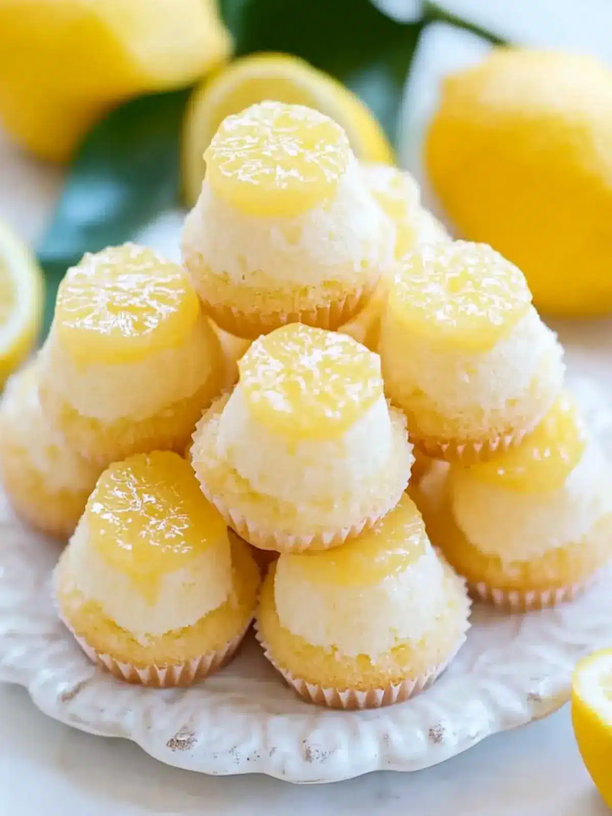 Easy Mini Lemon Drop Cakes Recipe for a Zesty Treat 4 MINI LEMON DROP CAKES RECIPE