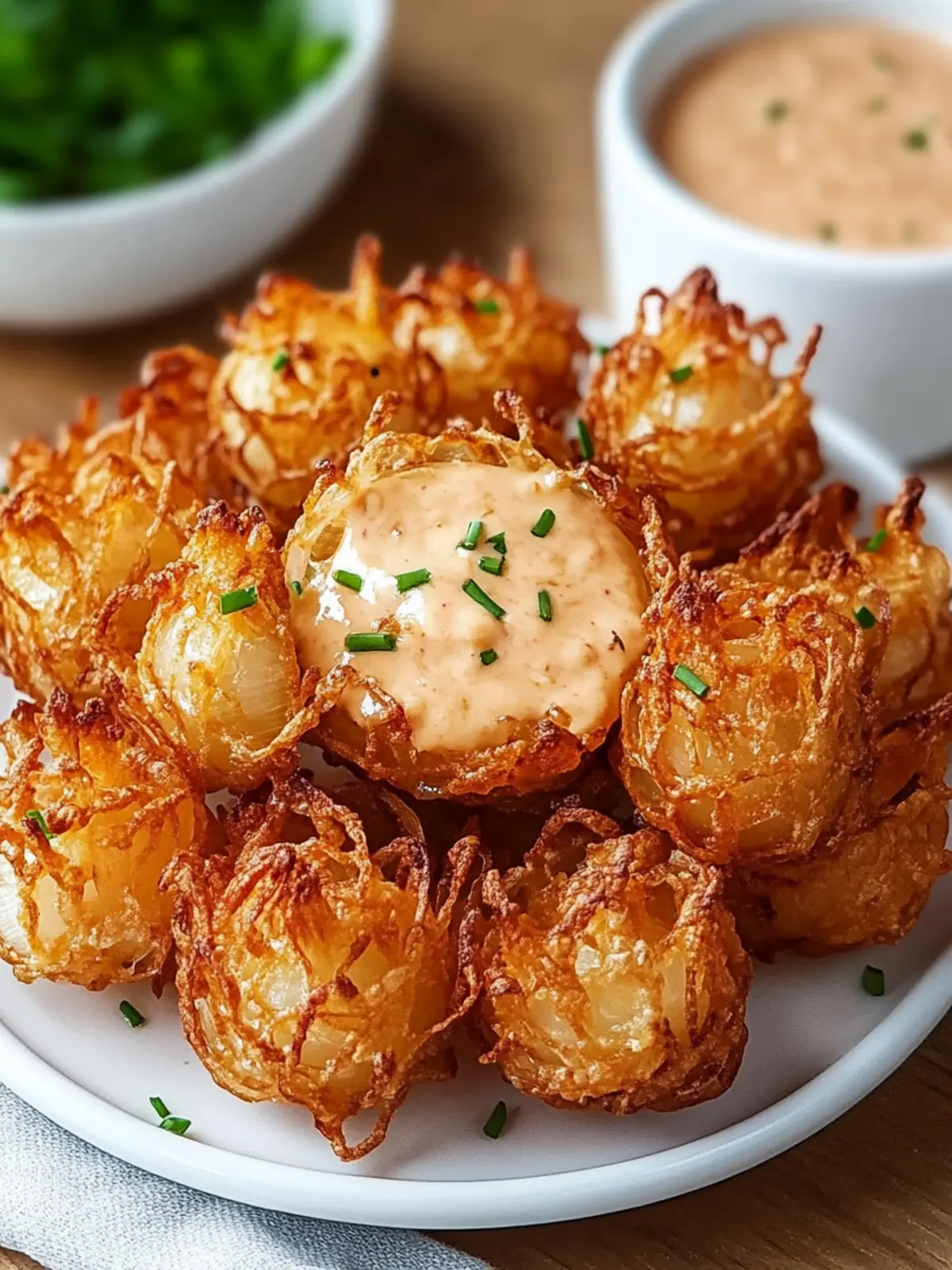 Crispy Air Fryer Mini Blooming Onions You’ll Love to Snack On 4 Air Fryer Crispy Mini Blooming Onions