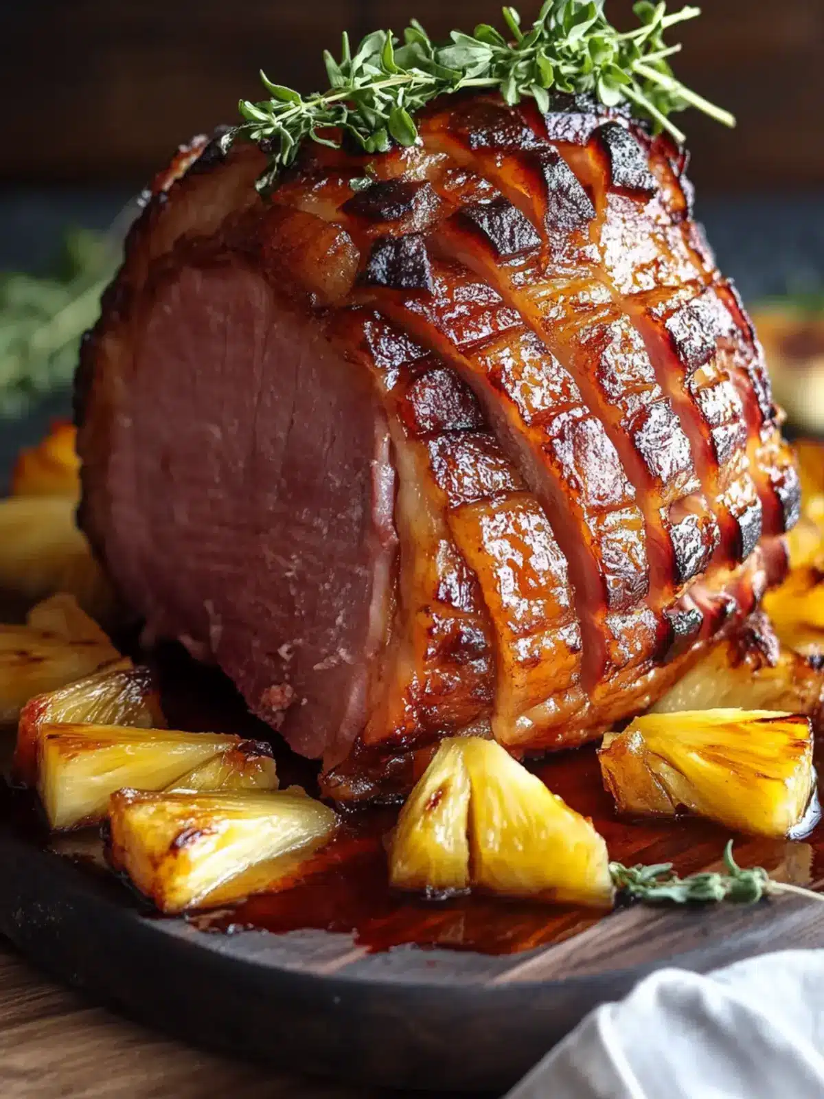 Irresistible Brown Sugar Pineapple Baked Ham for Festive Feasts 3 Brown Sugar Pineapple Baked Ham