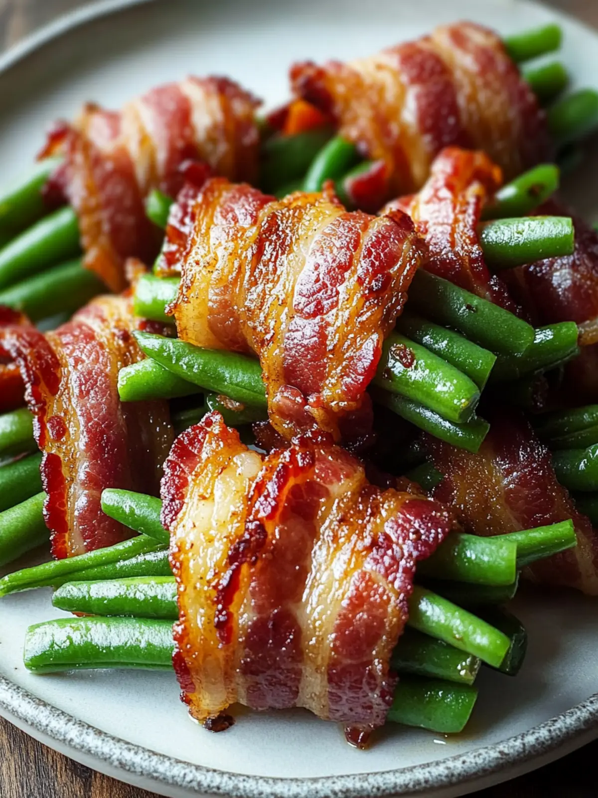 Mouthwatering Green Bean Bacon Bundles You'll Love 3 Green bean bacon bundles