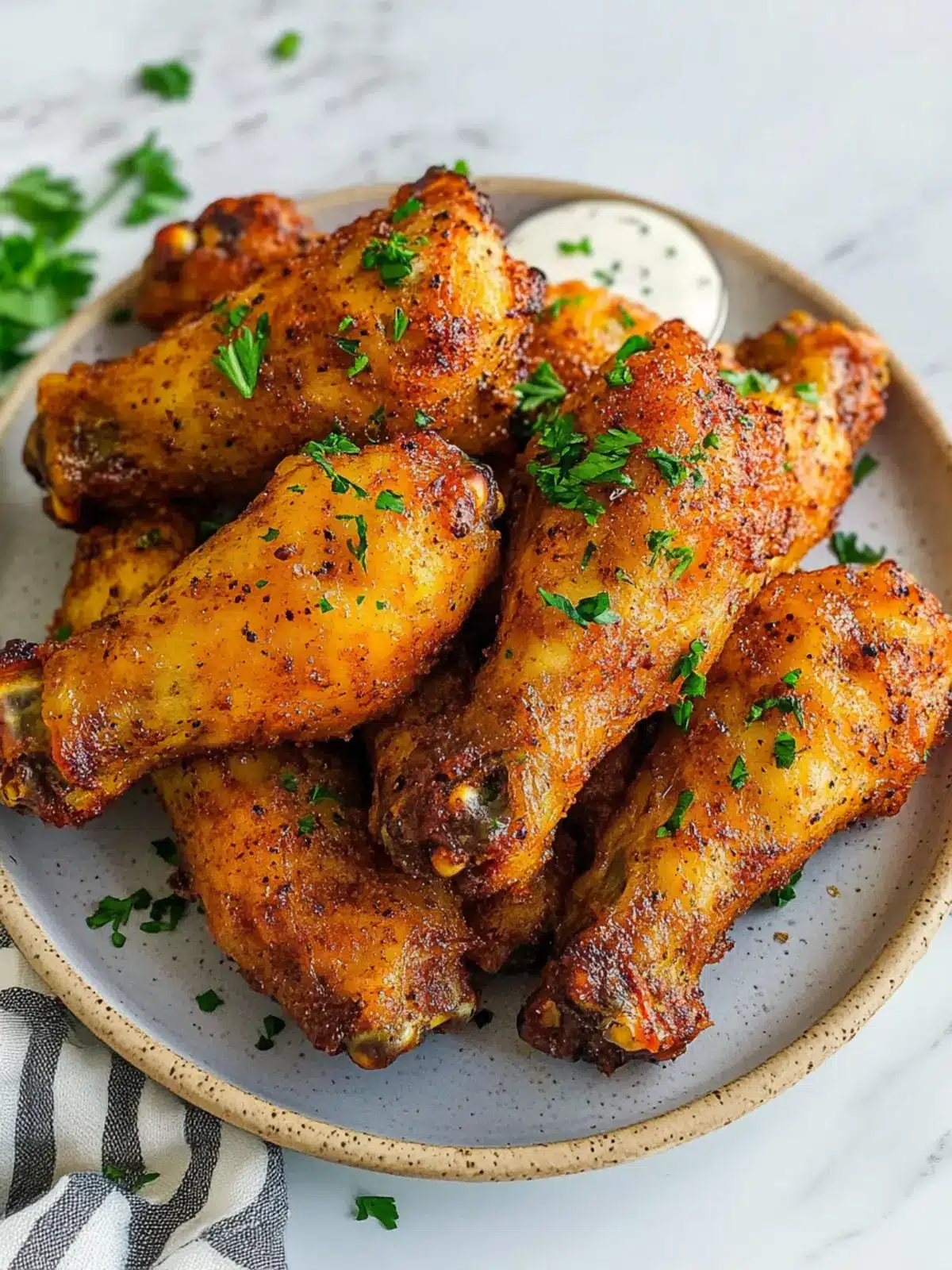 Crispy Air Fryer Drumsticks: Easy Family Dinner Delight 2 CRISPY AIR FRYER DRUMSTICKS