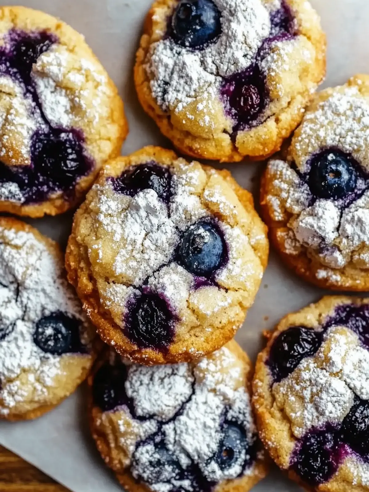 Blueberry Crinkle Cookies: Sweet Summer Delights Made Easy 4 Blueberry Crinkle Cookies