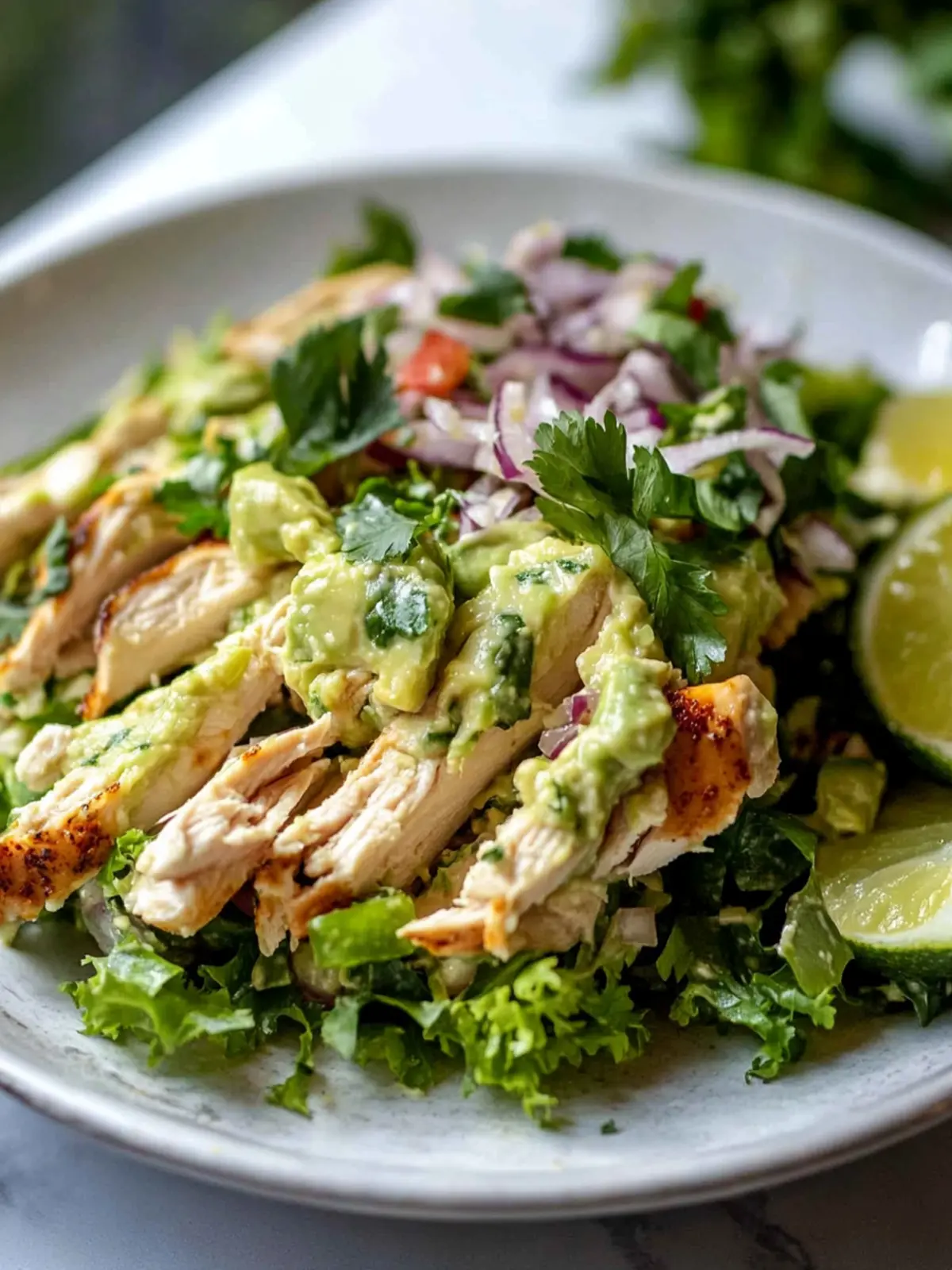 Avocado Chicken Salad Bliss: Creamy, No Mayo Delight 5 avocado chicken salad