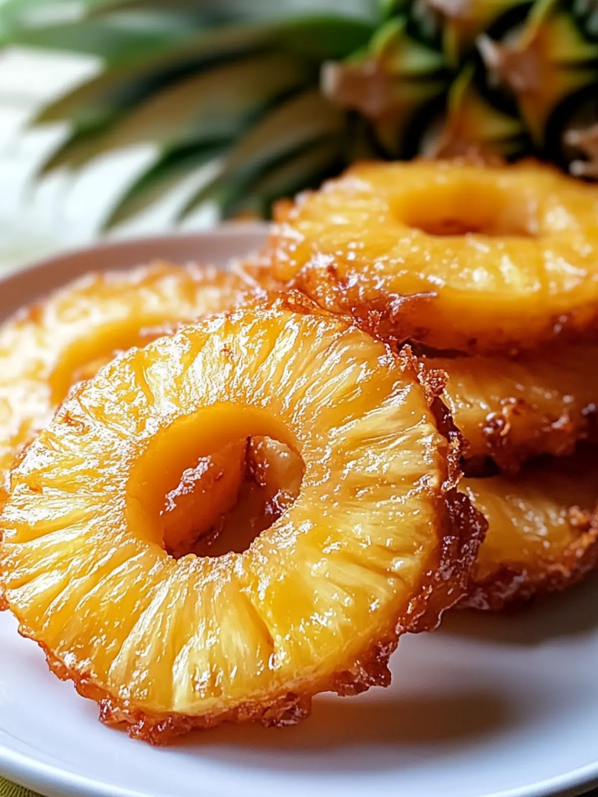 Delicious Non-Alcohol Rum Extract Soaked Fried Pineapple Bliss 4 Delicious Non-Alcohol Rum Extract Soaked Fried Pineapple Recipe