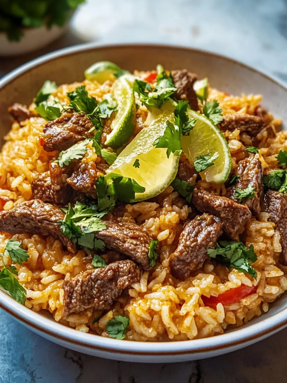 Ultimate Steak Queso Rice: A Cozy Cheesy Delight 2 Steak Queso Rice