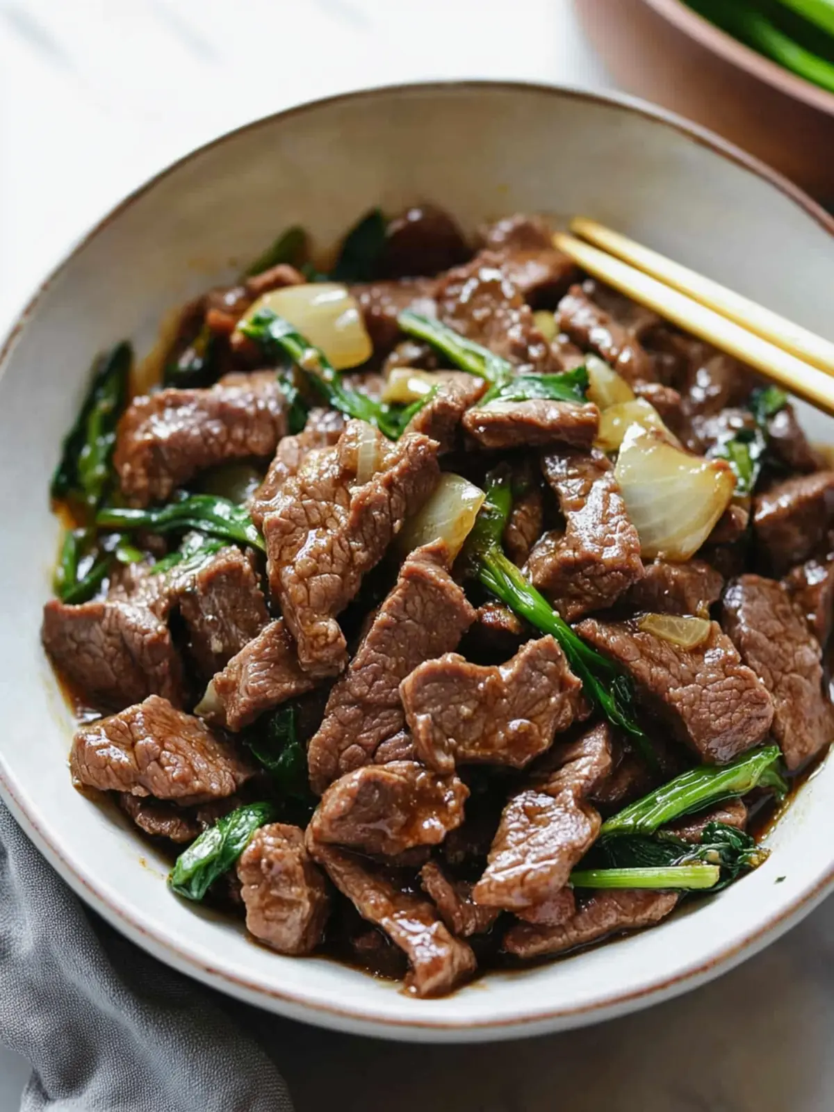 Savor This Easy Stir Fry Beef with Ginger and Scallions 5 Stir Fry Beef with Ginger and Scallions