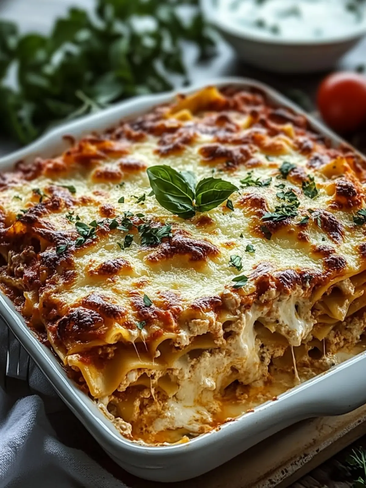 Irresistibly Creamy Chicken Lasagna Bake Your Family Will Love 4 Chicken Lasagna Bake