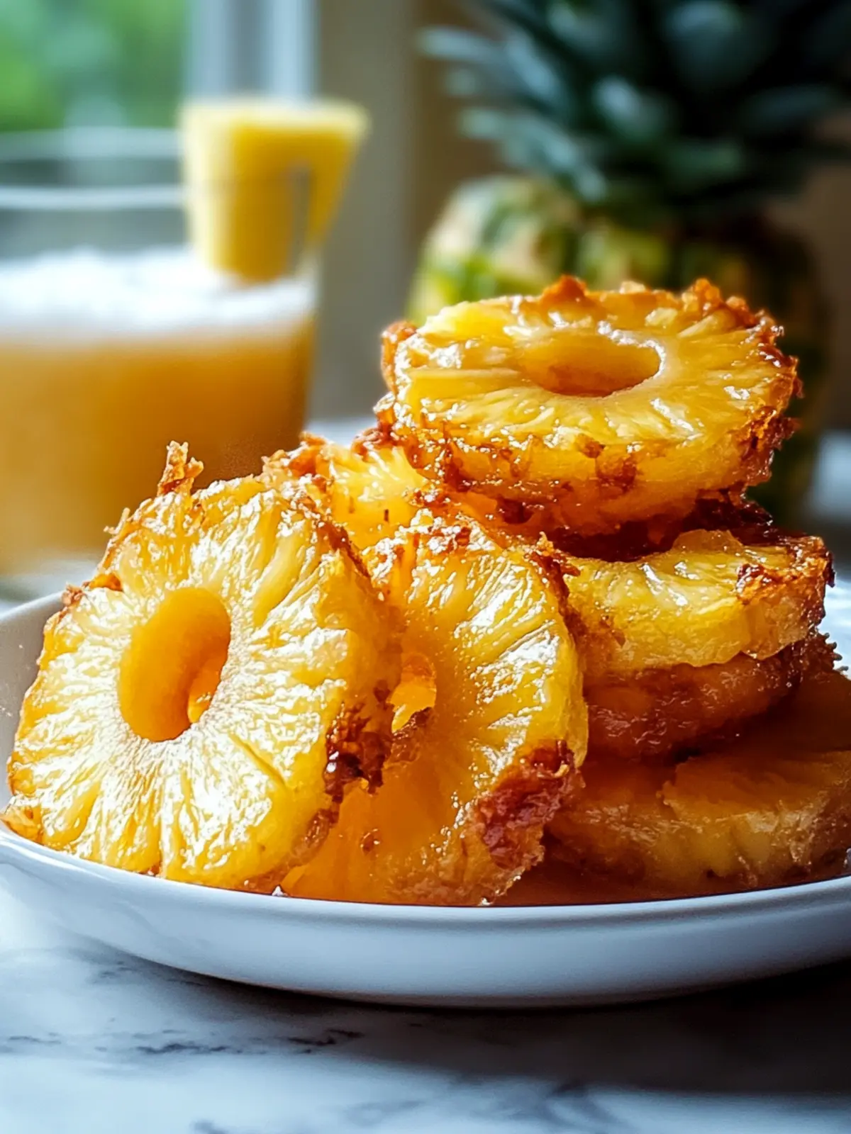 Delicious Non-Alcohol Rum Extract Soaked Fried Pineapple Bliss 2 Delicious Non-Alcohol Rum Extract Soaked Fried Pineapple Recipe