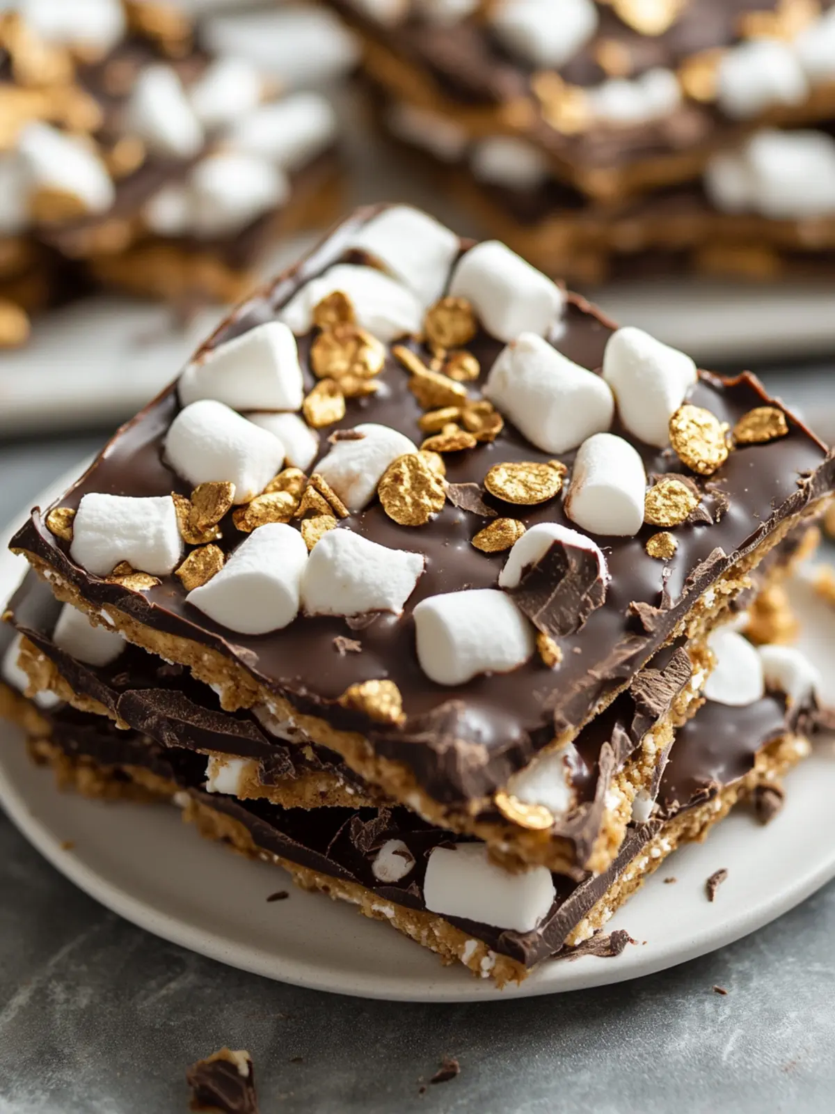Chocolate and Marshmallow Loaded S’mores Bark Your New Favorite Treat 5 Chocolate and Marshmallow Loaded S’mores Bark