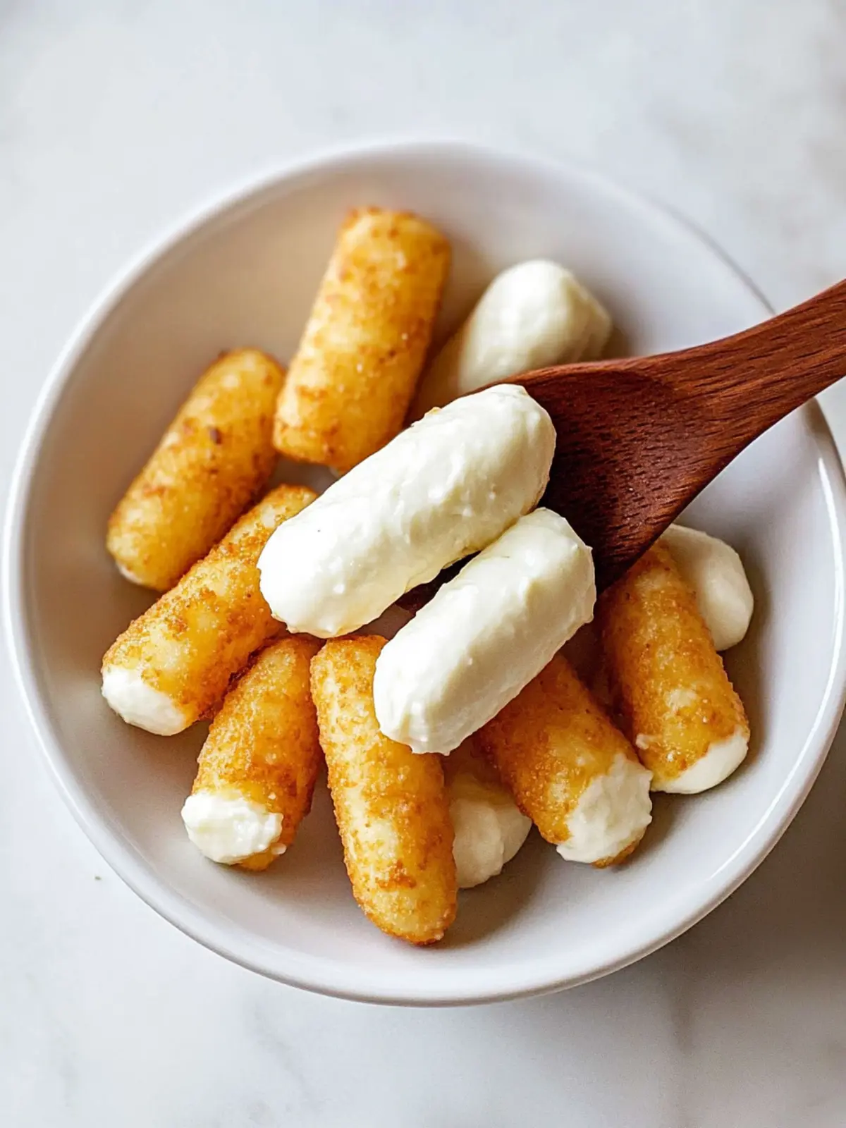 Crispy Palitos de Queso Mozzarella Perfect for Parties 5 Palitos de queso mozzarella