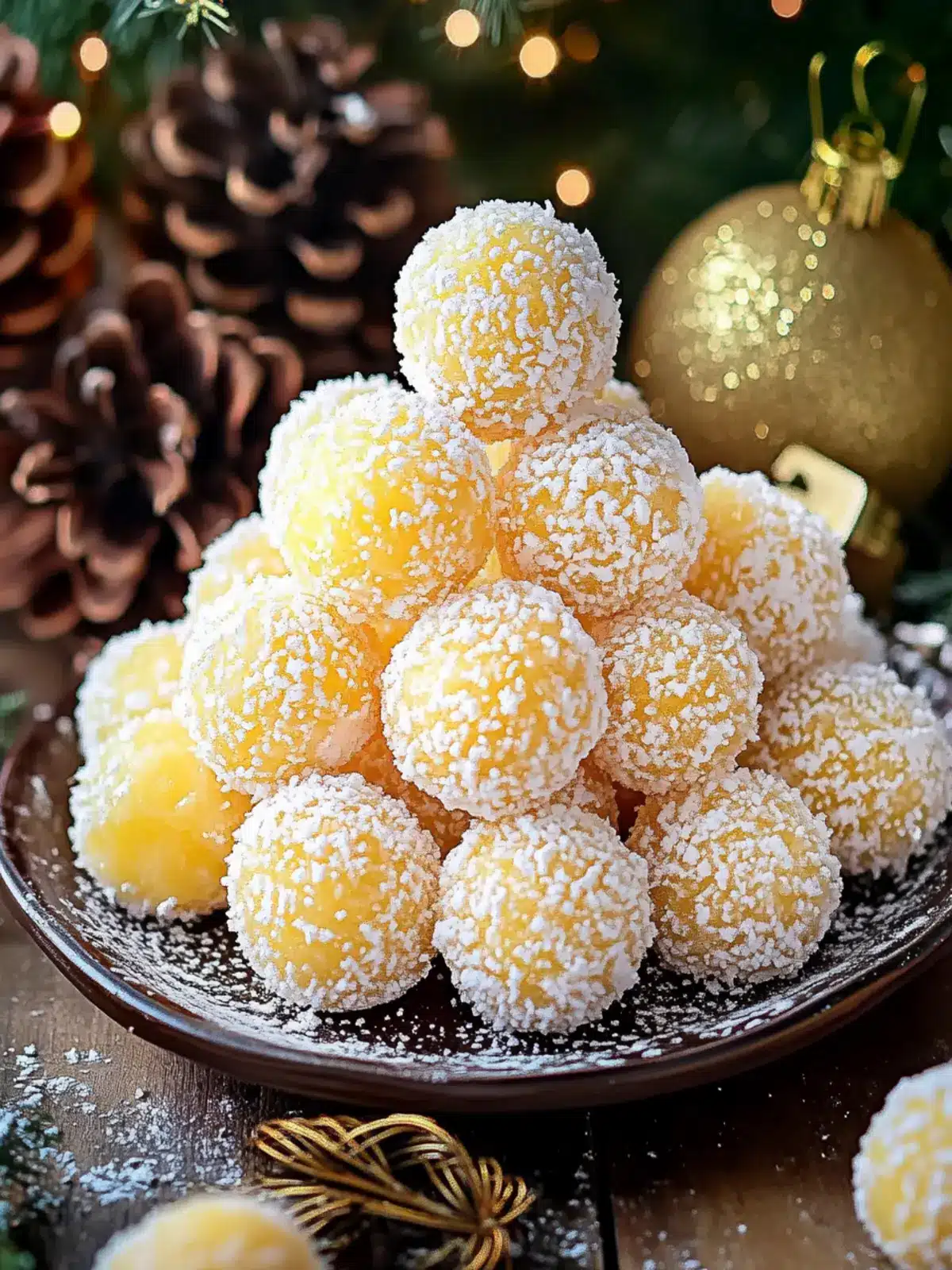Pineapple Christmas Balls: Easy No-Bake Tropical Delight 3 Pineapple Christmas Balls