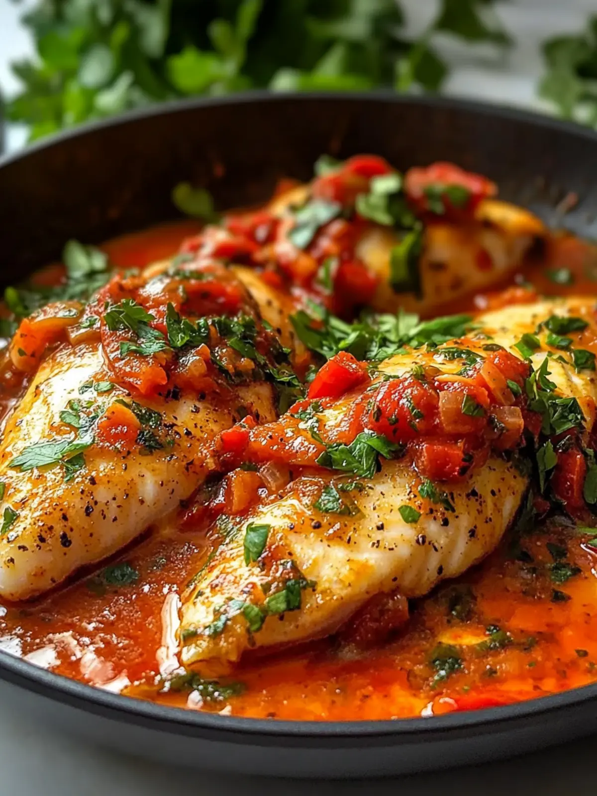 Quick Tilapia in Roasted Pepper Sauce: Easy 20-Minute Meal 3 Quick Tilapia in Roasted Pepper Sauce