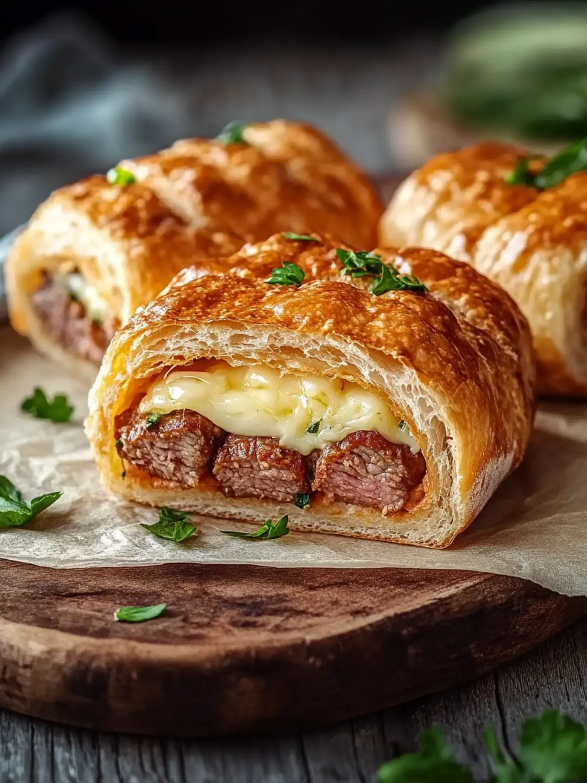 Juicy Saftige Hackfleisch-Röllchen mit Käse for Cozy Nights 2 Saftige Hackfleisch-Röllchen mit Käse