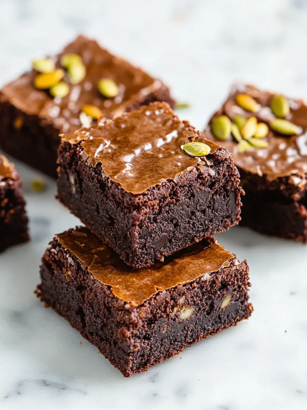 Delicious 4-Ingredient Dubai Chocolate Brownies in 35 Minutes 4 4-Ingredient Dubai Chocolate Brownies