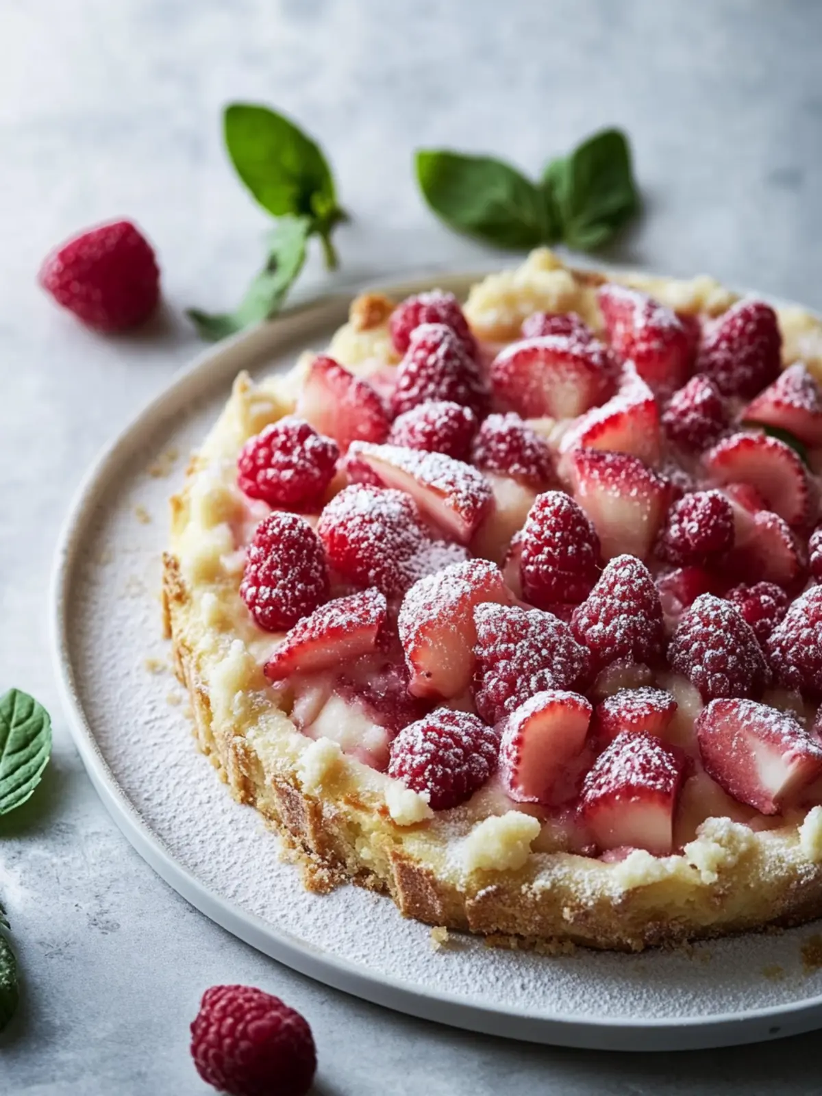 Delicious Rustikaler Rhabarber Ofenkuchen mit Mürbeteig Bliss 4 Rustikaler Rhabarber Ofenkuchen mit Mürbeteig