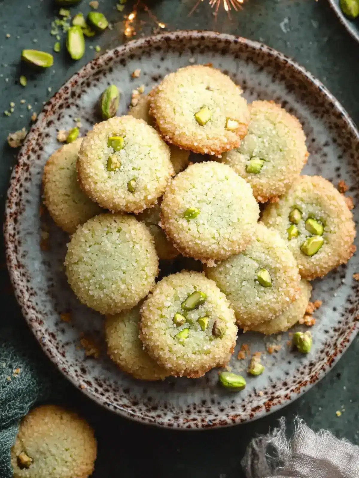 Buttery Pistachio Shortbread Cookies for Effortless Indulgence 3 Pistachio Shortbread Cookies