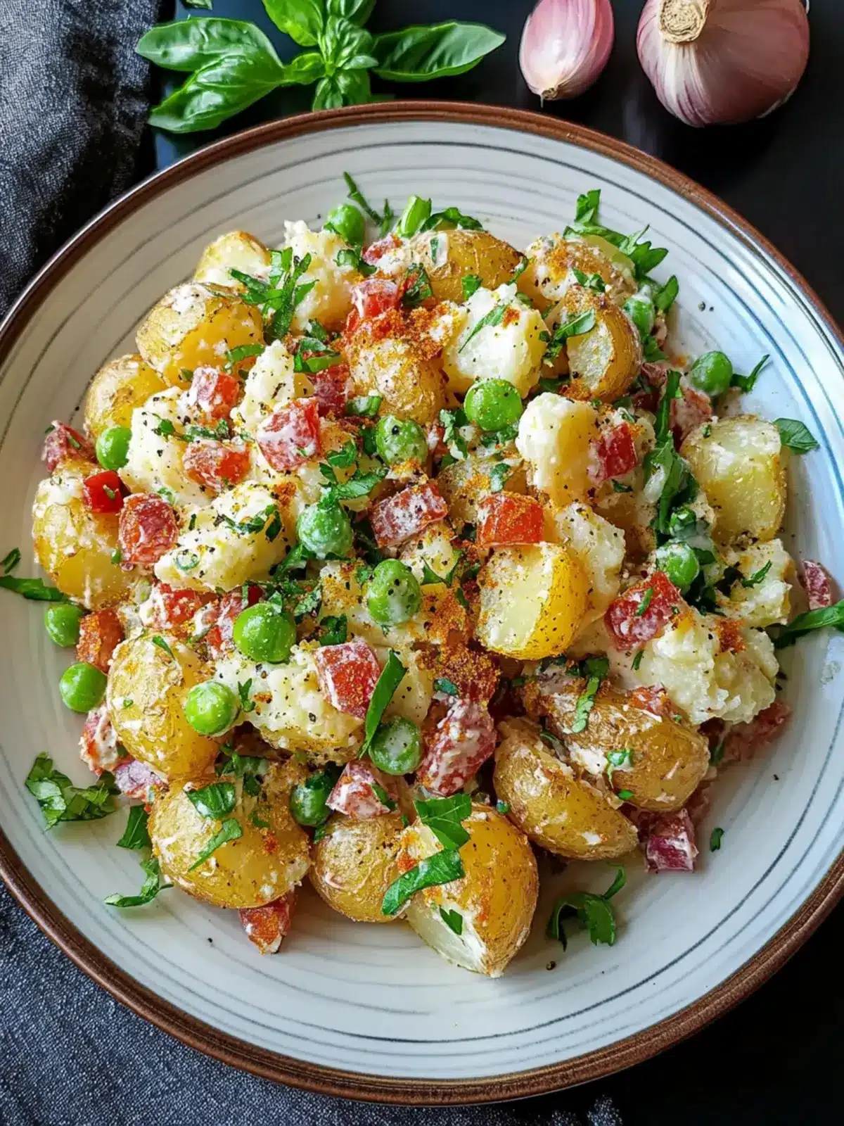 Crispy Smashed Potato Salad with Zesty Dijon Dressing Delight 2 Crispy Smashed Potato Salad