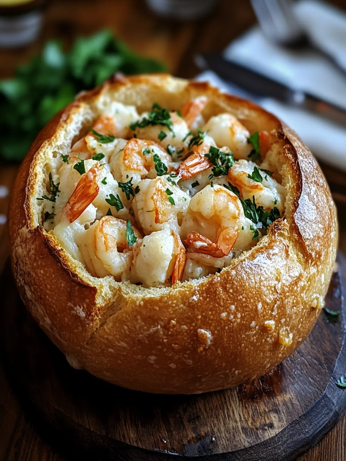 Creamy Seafood Stuffed Bread Bowl Recipe for Cozy Nights 5 Seafood Stuffed Bread Bowl Recipe