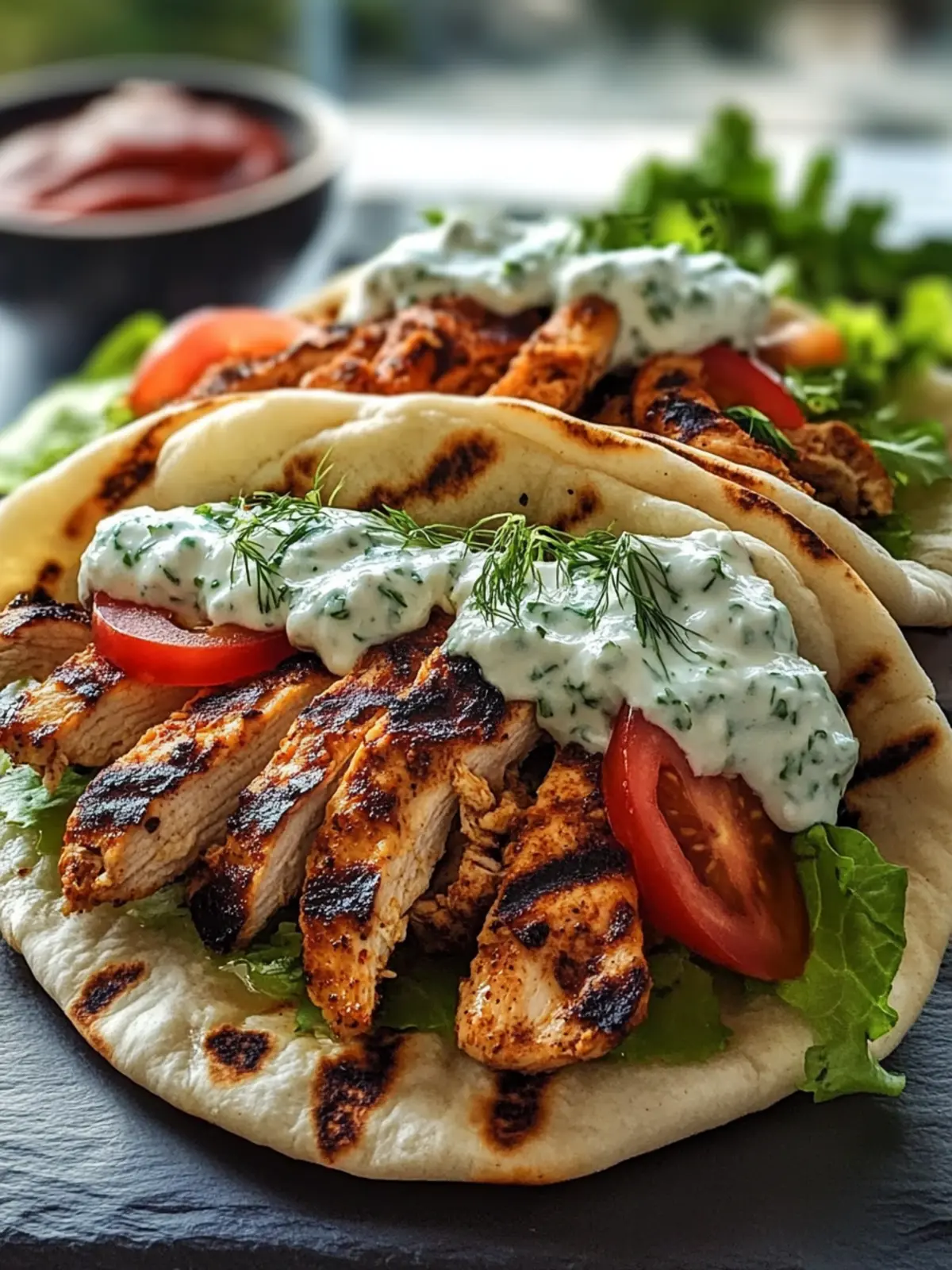 Flavor-Packed Chicken Pitas for Easy Mediterranean Bliss 2 Flavor-Packed Chicken Pitas