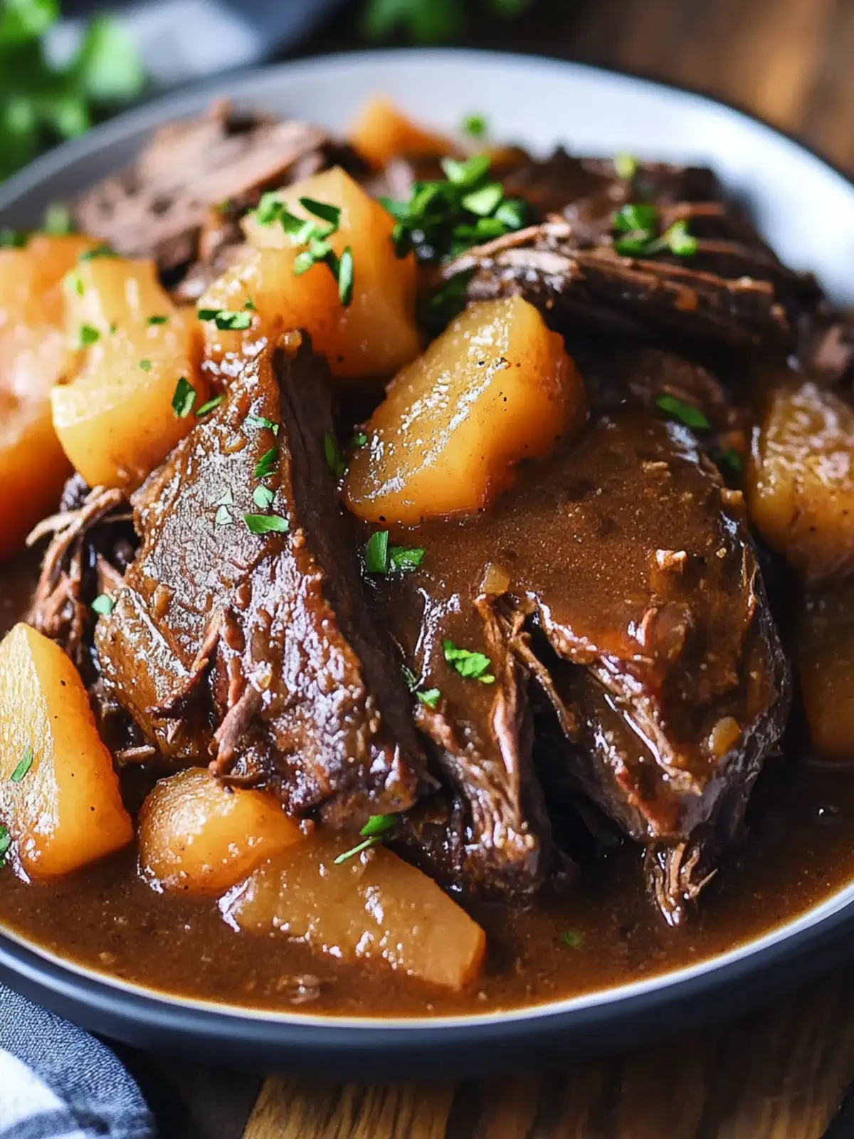 Slow Cooker Sweet and Sour Beef Roast for Easy Comfort Food 5 Slow Cooker Sweet and Sour Beef Roast