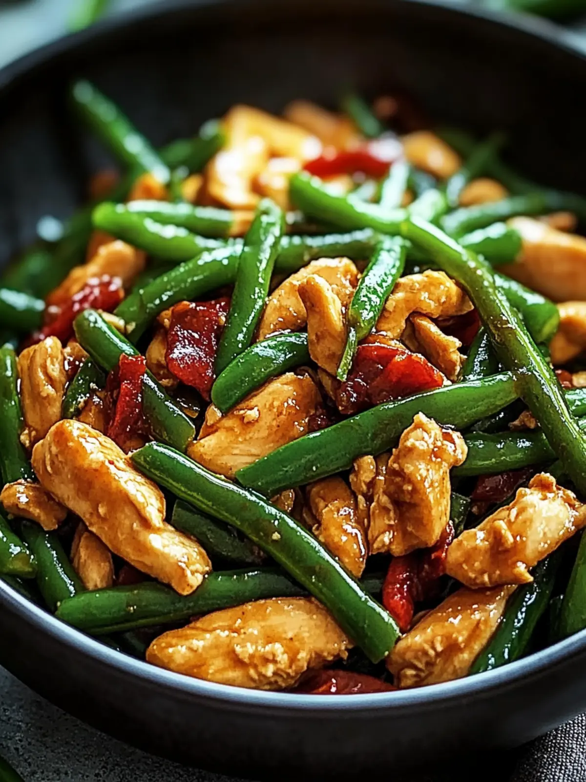 Healthy Chicken and Green Bean Stir-Fry Ready in 25 Minutes 2 Chicken and Green Bean Stir-Fry