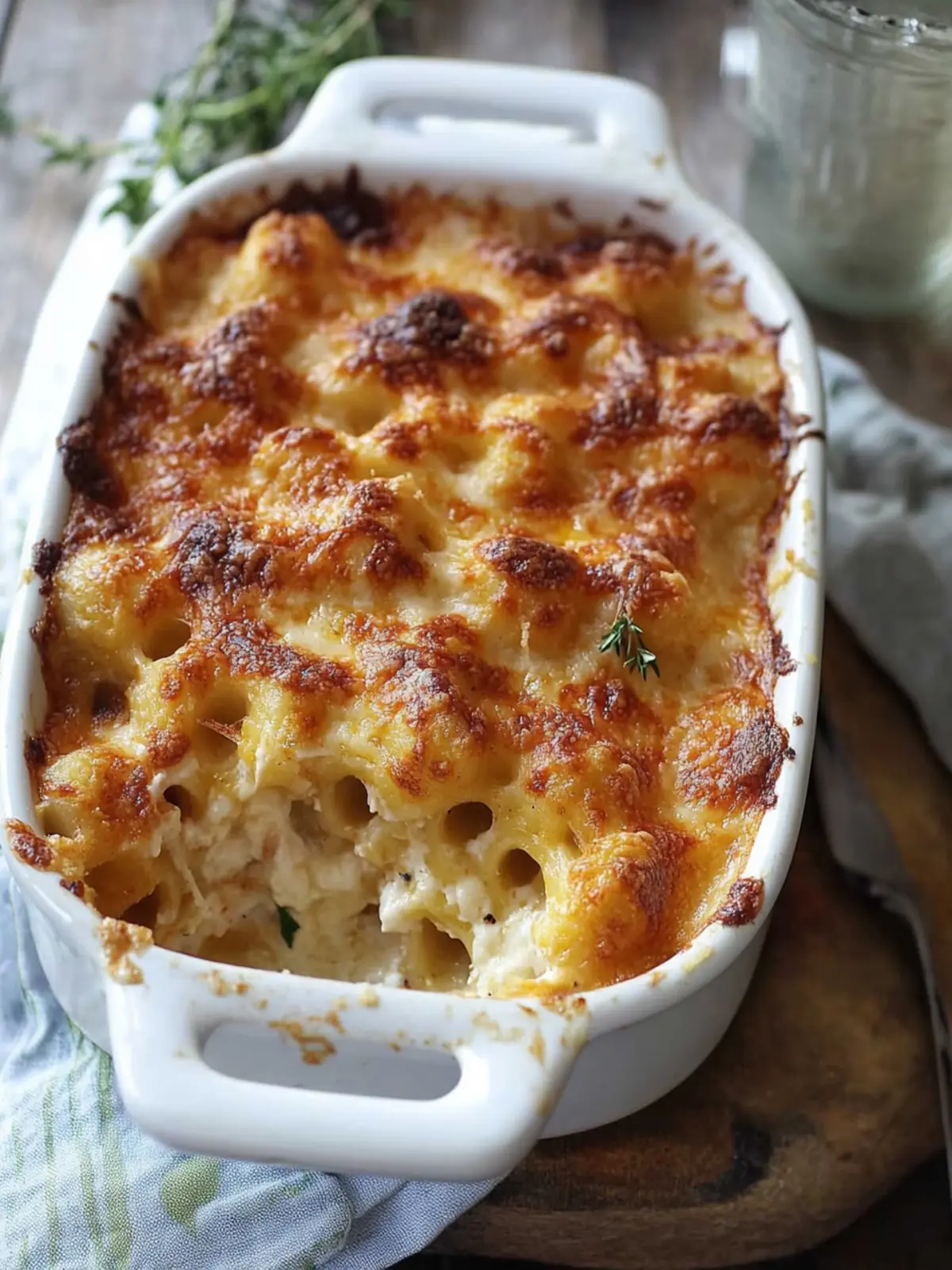 Baked Macaroni Gratin: Comfort in Every Cheesy Bite 4 Macarrones al horno gratinados