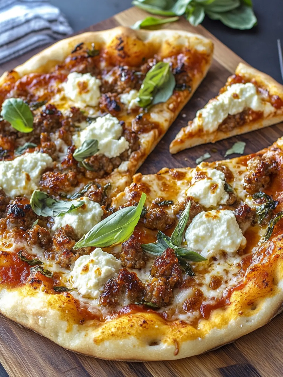 Sausage Ricotta Honey Hot Pizza: 5 Steps to Sweet-Heat Bliss 2 Sausage Ricotta Honey Hot Pizza in 5 Easy Steps for the Ultimate Sweet-Heat Slice