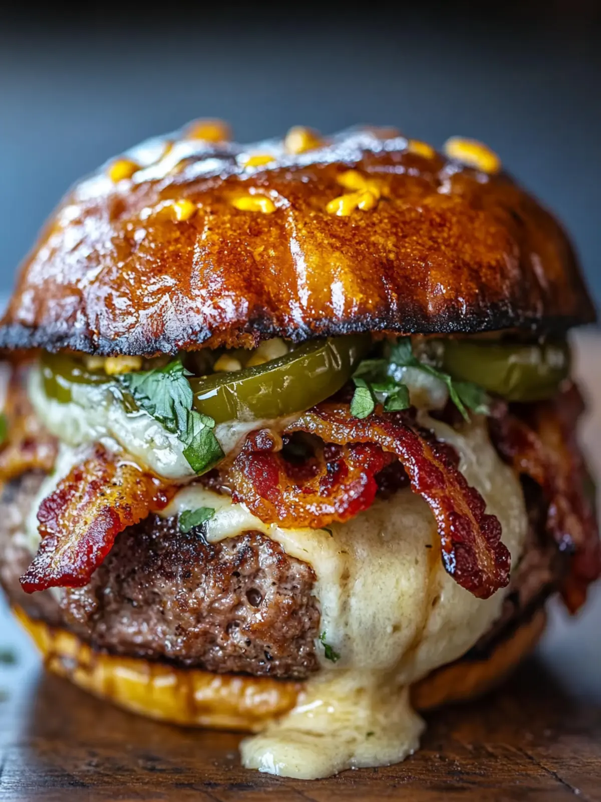 Savor Bacon-Wrapped Jalapeño Popper Stuffed Burgers Tonight 3 Bacon-Wrapped Jalapeño Popper Stuffed Burgers