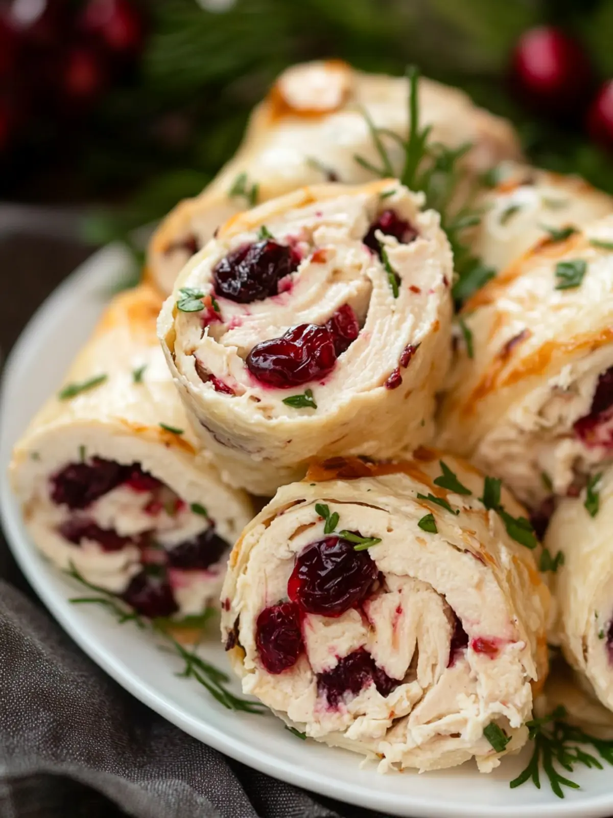 Delicious Turkey Cranberry Rollups: The Ultimate No-Bake Snack 5 Turkey Cranberry Rollups