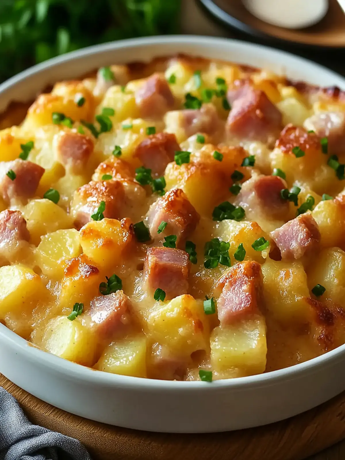 Creamy Crockpot Ham and Potato Casserole for Cozy Nights 4 Crockpot Ham and Potato Casserole