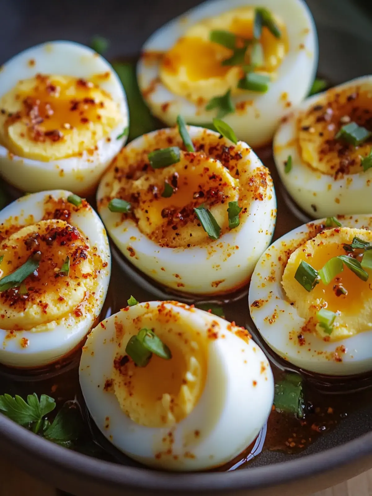 Cajun Boiled Eggs with Spicy Garlic Broth for Flavor Lovers 5 Cajun Boiled Eggs with Spicy Garlic Broth