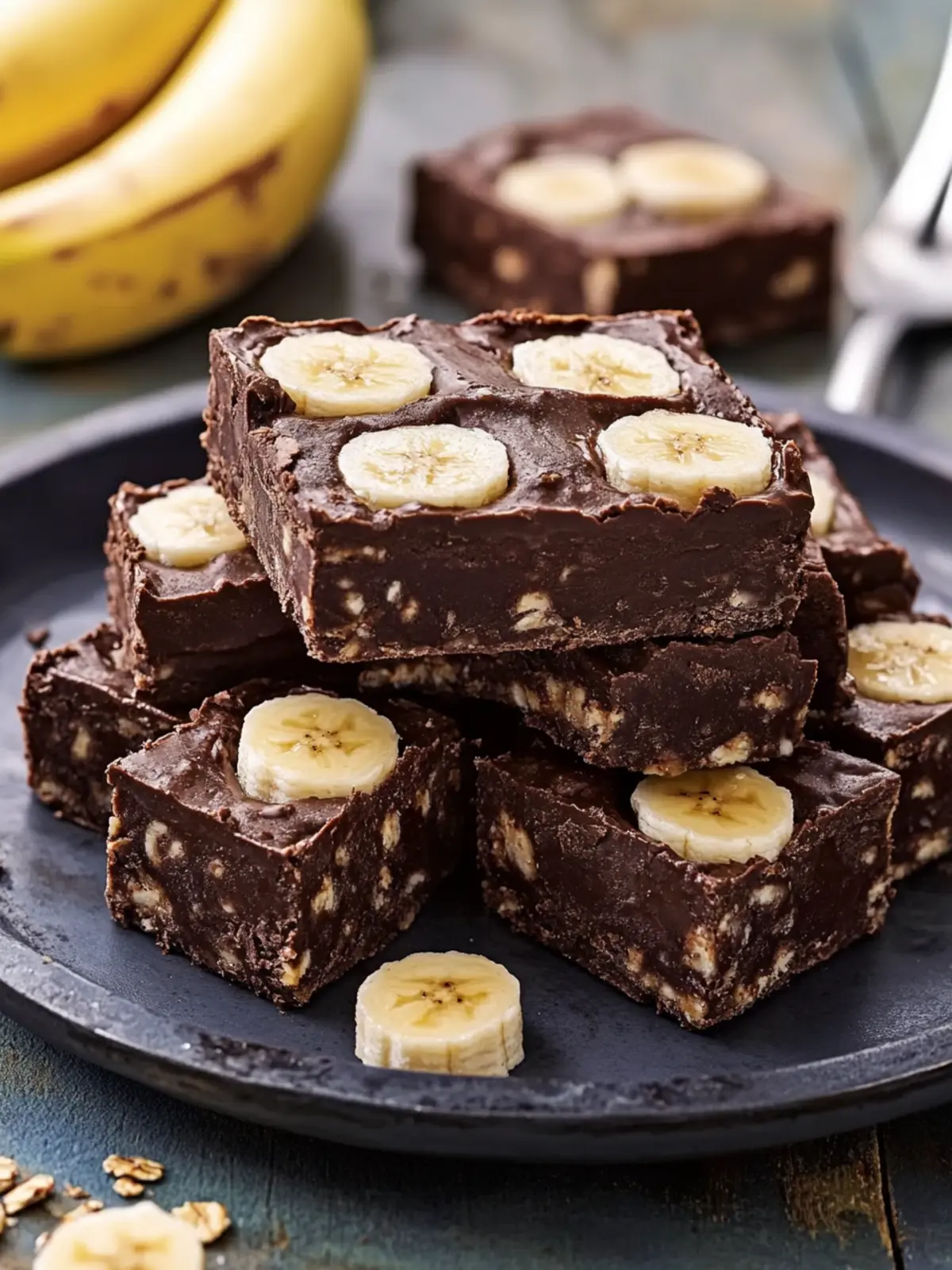 No-Bake Chocolate Banana Squares: Guilt-Free Bliss Awaits 4 No-Bake Chocolate Banana Squares