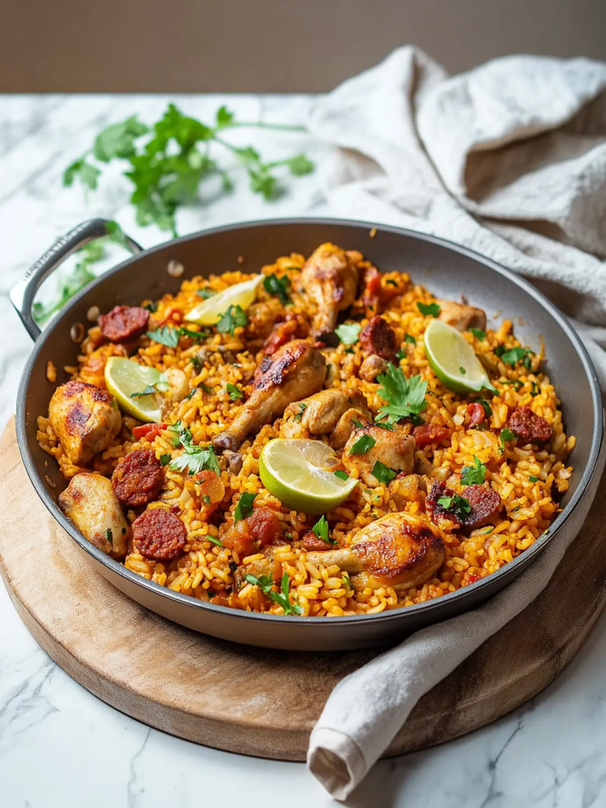 Delicious Pollo y Arroz Español con Chorizo You'll Crave 4 Pollo y arroz español con chorizo