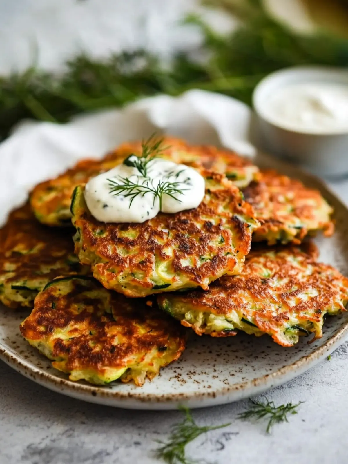 Crispy Zucchini Fritters: A Tasty Twist for Dinner 4 Zucchini Fritters