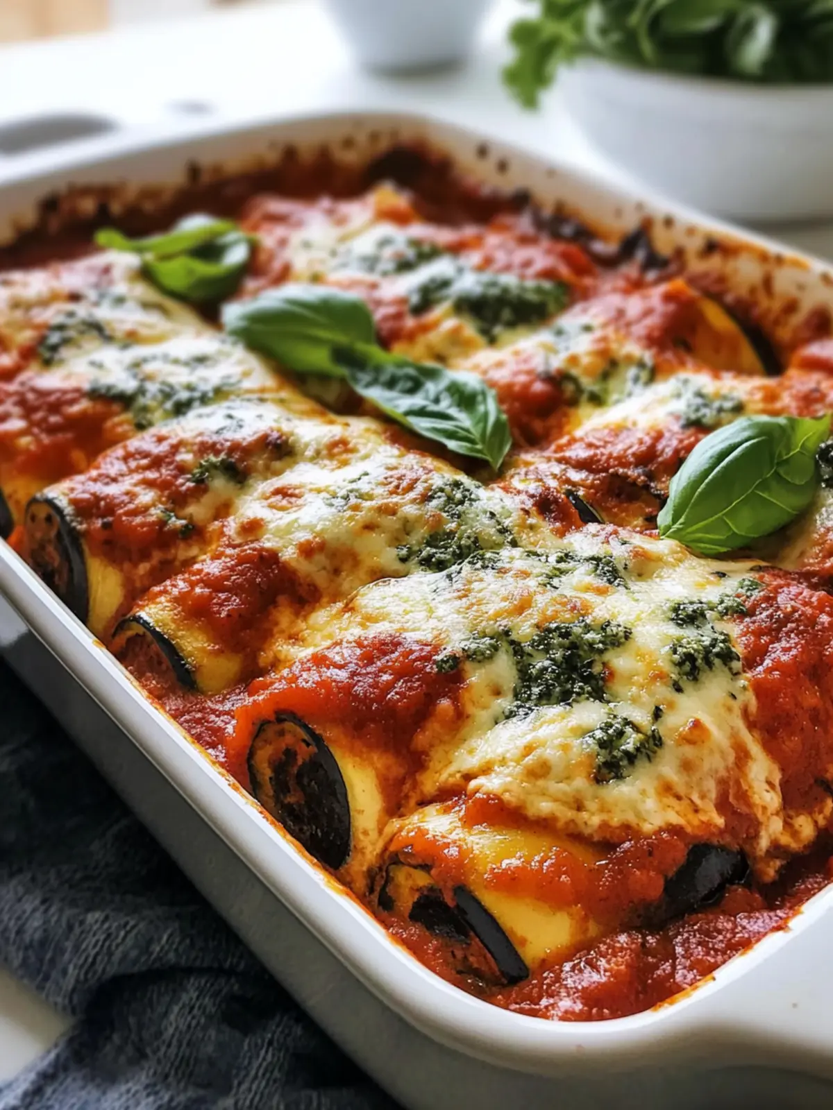 Baked Eggplant Rollatini with Ricotta & Marinara Magic Delight 2 Baked Eggplant Rollatini with Ricotta & Marinara Magic