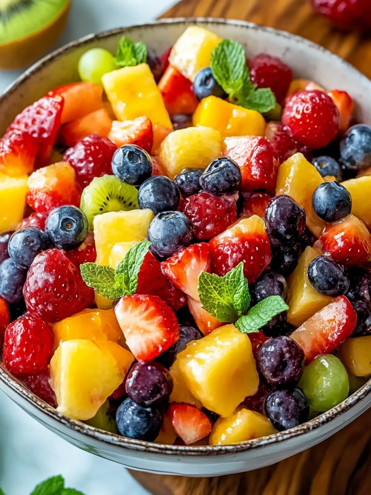 Easy Fruit Salad with Creamy Pudding for Instant Joy 2 Easy Fruit Salad