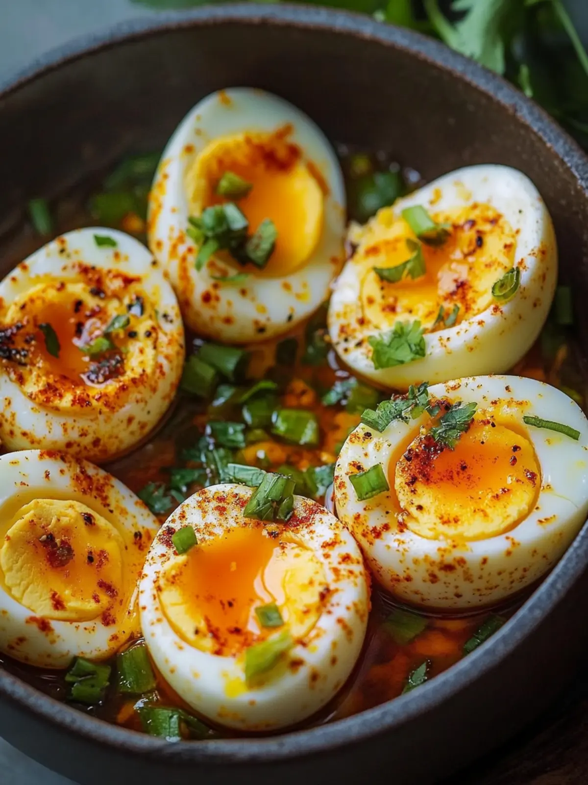 Cajun Boiled Eggs with Spicy Garlic Broth for Flavor Lovers 4 Cajun Boiled Eggs with Spicy Garlic Broth