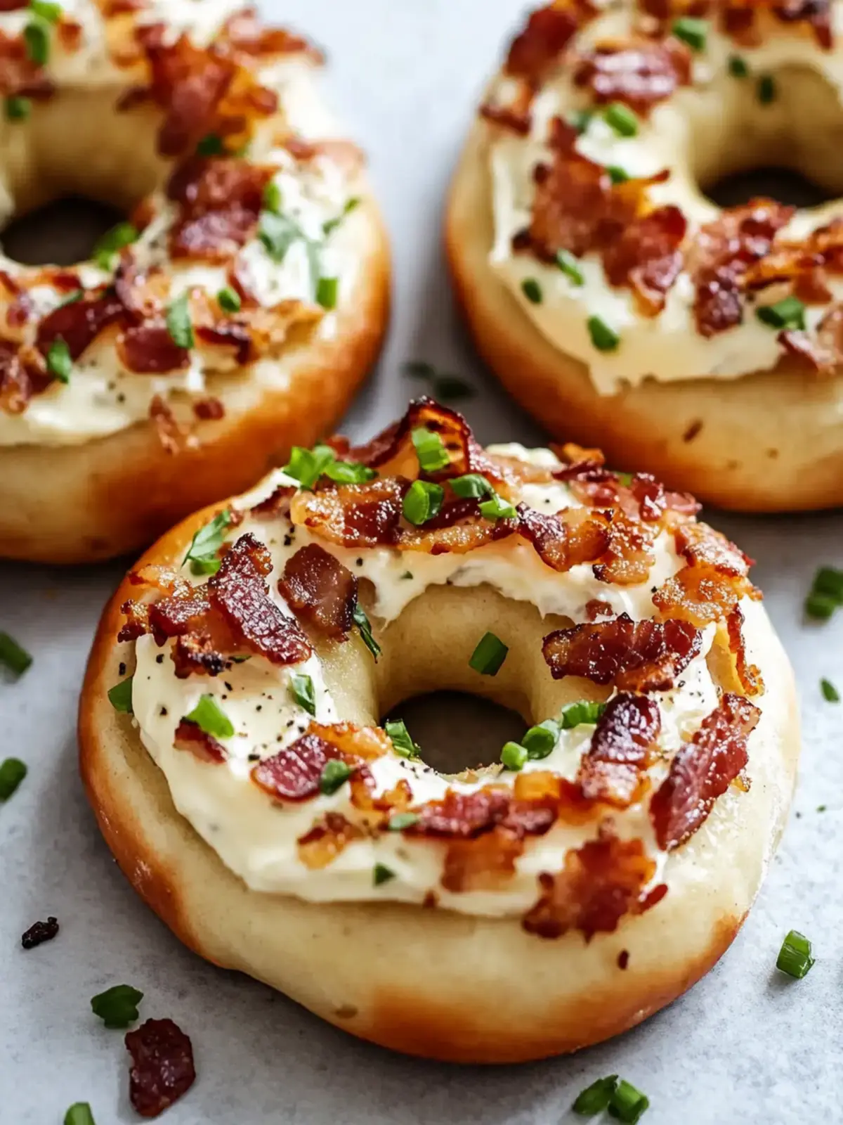 Zesty Bacon Cream Cheese Bagels for the Ultimate Breakfast Boost 3 Zesty Bacon Cream Cheese Bagels