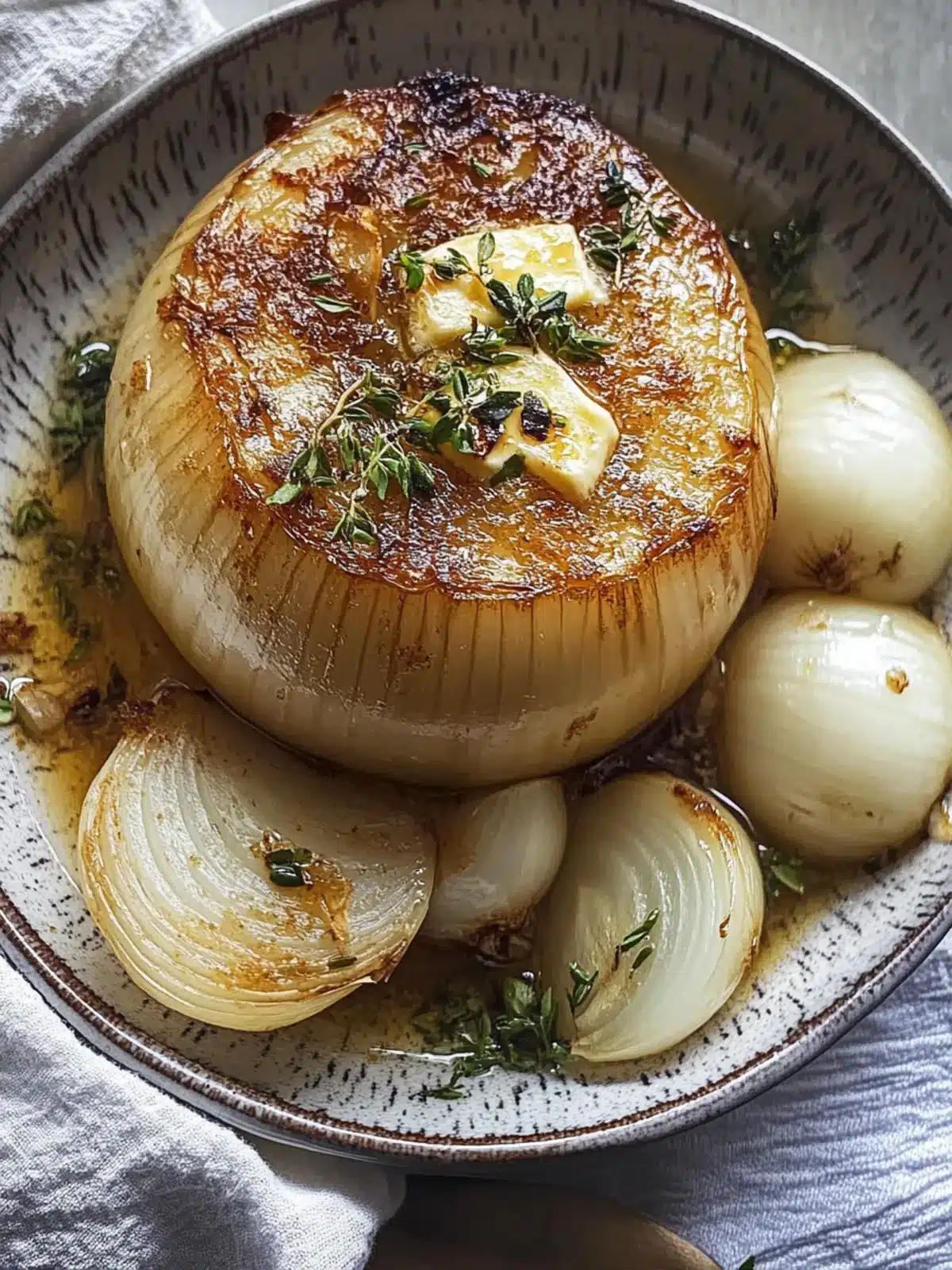 Savory Onion Bake with Butter and Herbs Recipe for Comfort 2 Onion Bake with Butter and Herbs Recipe