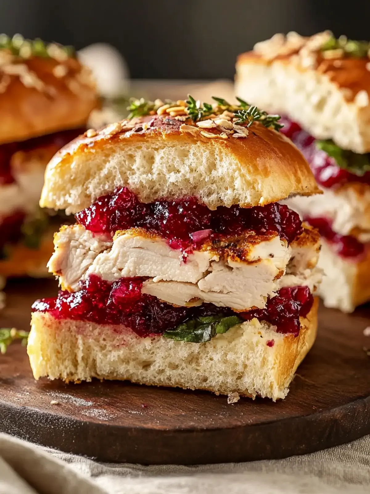 Cranberry Turkey Sliders Recipe for Effortless Holiday Joy 5 Cranberry Turkey Sliders Recipe