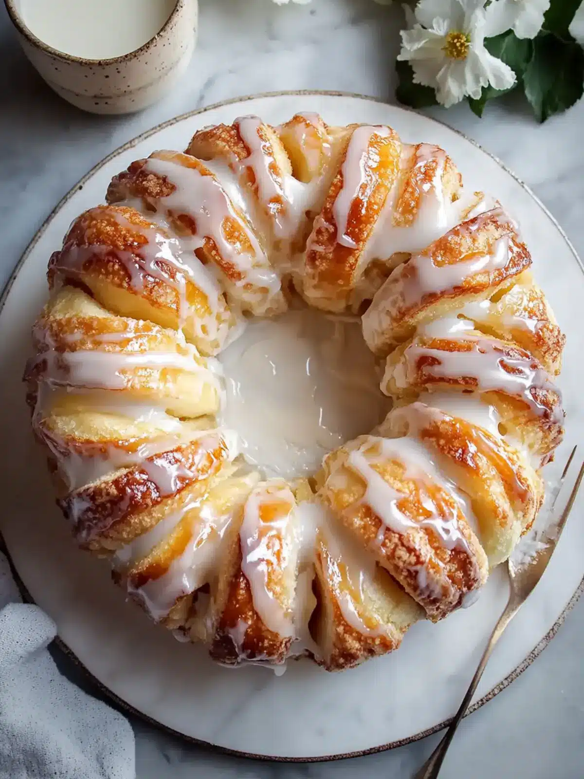 Decadent Apple Kringle with Vanilla Glaze Everyone Will Love 3 Apple Kringle with Vanilla Glaze