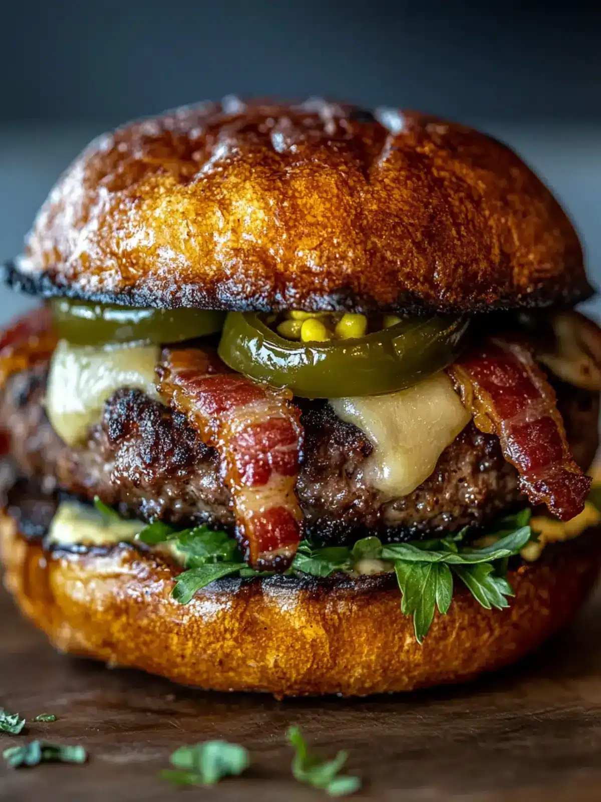 Savor Bacon-Wrapped Jalapeño Popper Stuffed Burgers Tonight 4 Bacon-Wrapped Jalapeño Popper Stuffed Burgers