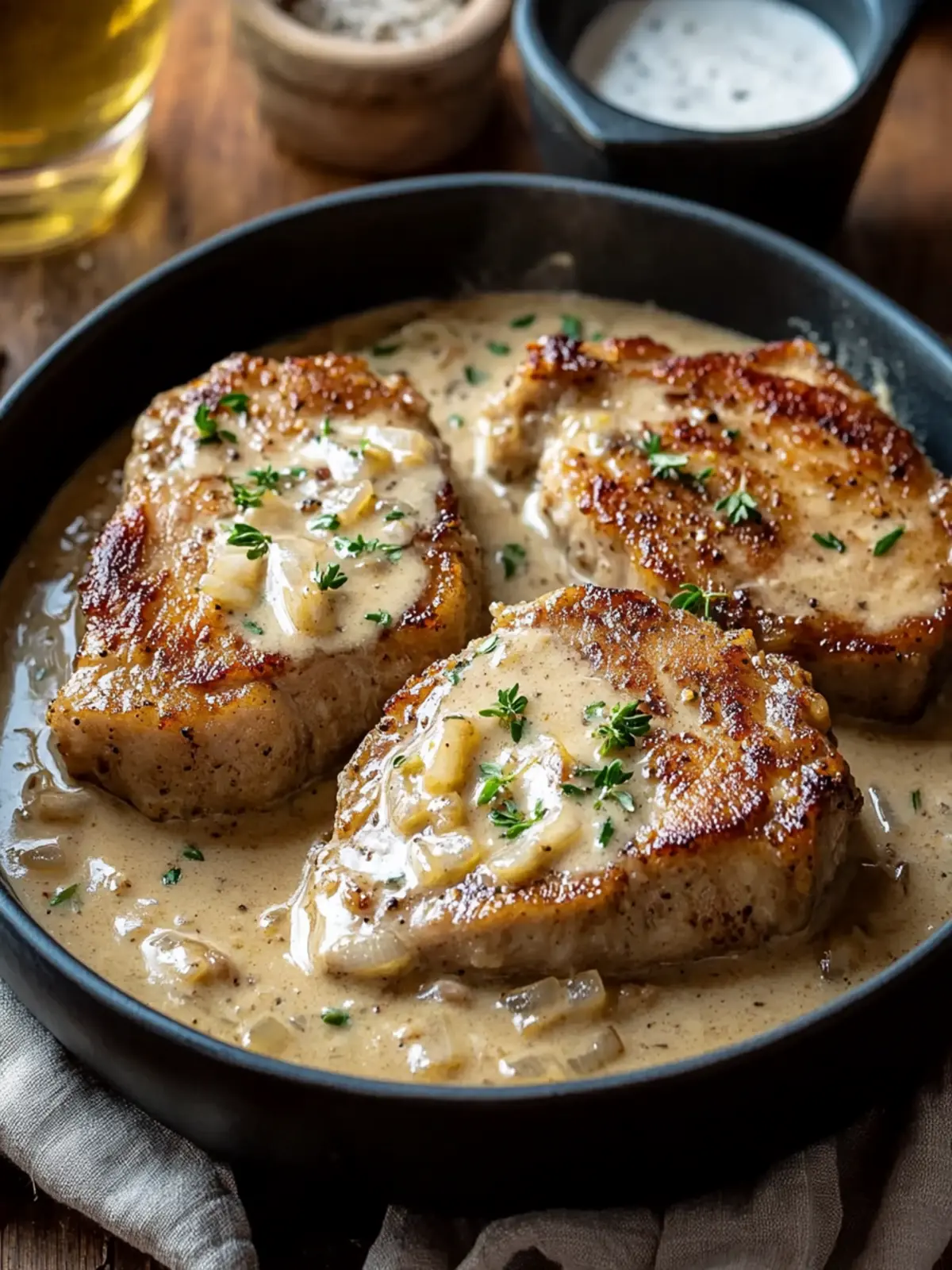 3-Ingredient Creamy Onion Pork Chops for Effortless Comfort 5 3-Ingredient Creamy Onion Pork Chops
