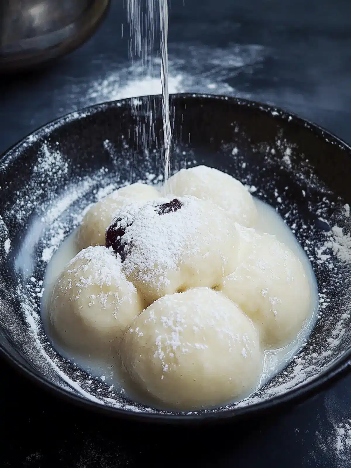 Dampfnudel (deutsche süße Knödel) with Dreamy Vanilla Sauce 5 Dampfnudel (deutsche süße Knödel)