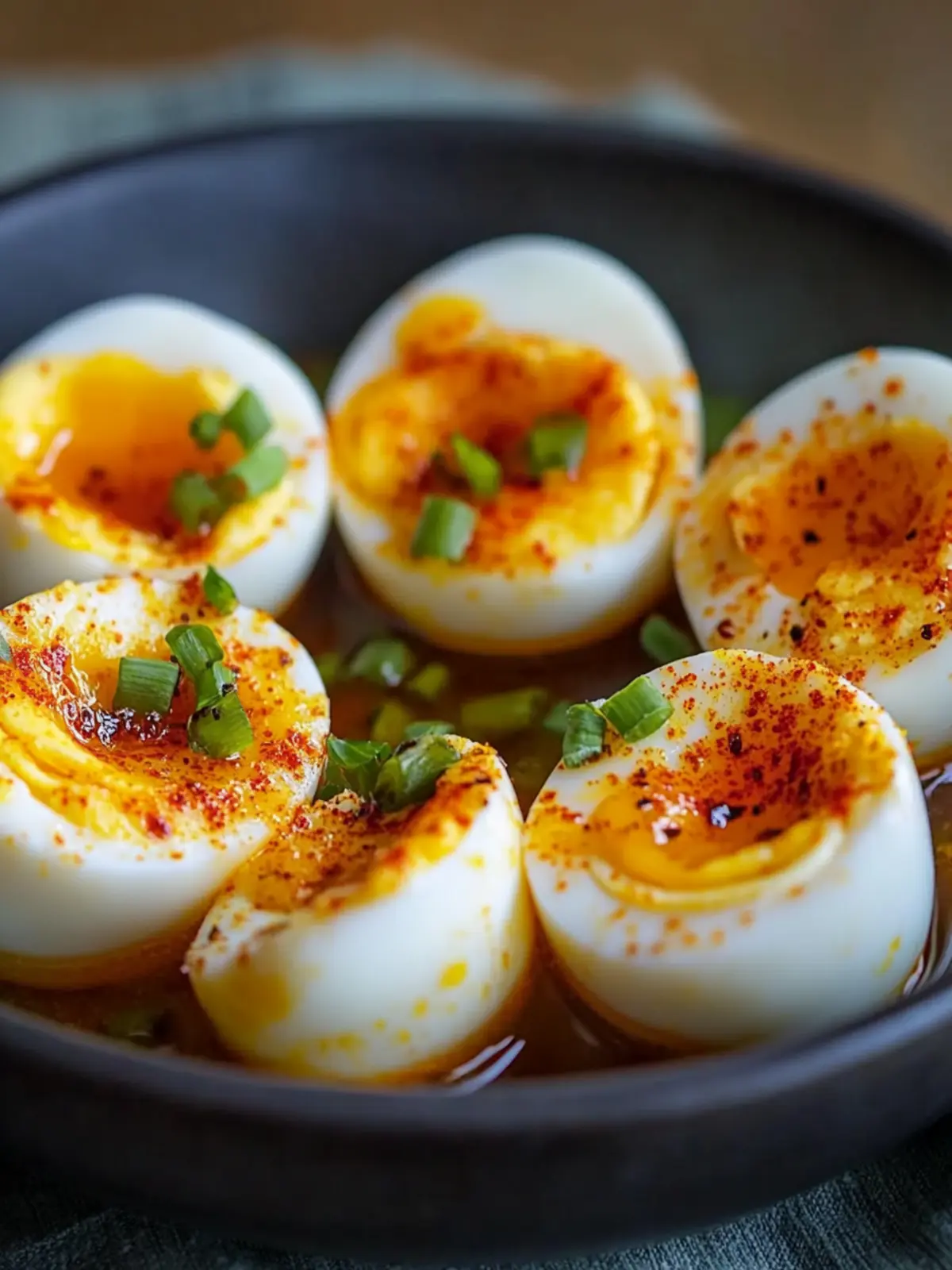 Cajun Boiled Eggs with Spicy Garlic Broth for Flavor Lovers 3 Cajun Boiled Eggs with Spicy Garlic Broth