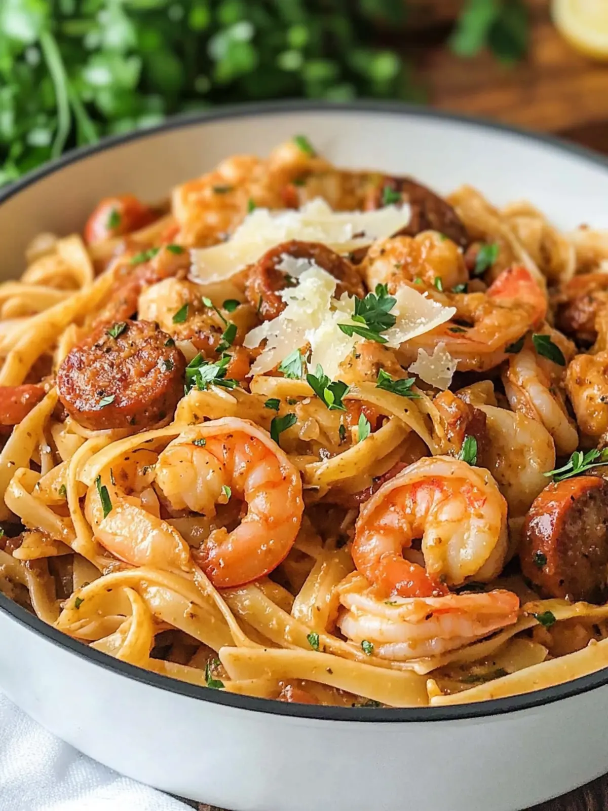 Cajun Pasta with Sausage, Shrimp & Chicken That You'll Love 3 Cajun Pasta with Sausage, Shrimp & Chicken